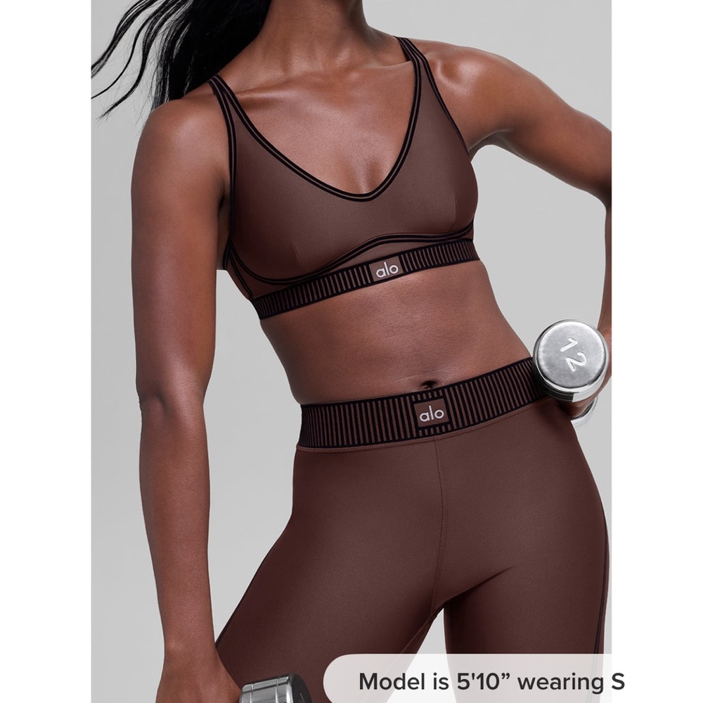Alo Yoga Airlift High-waist Line Up Leggings XS Brownstone